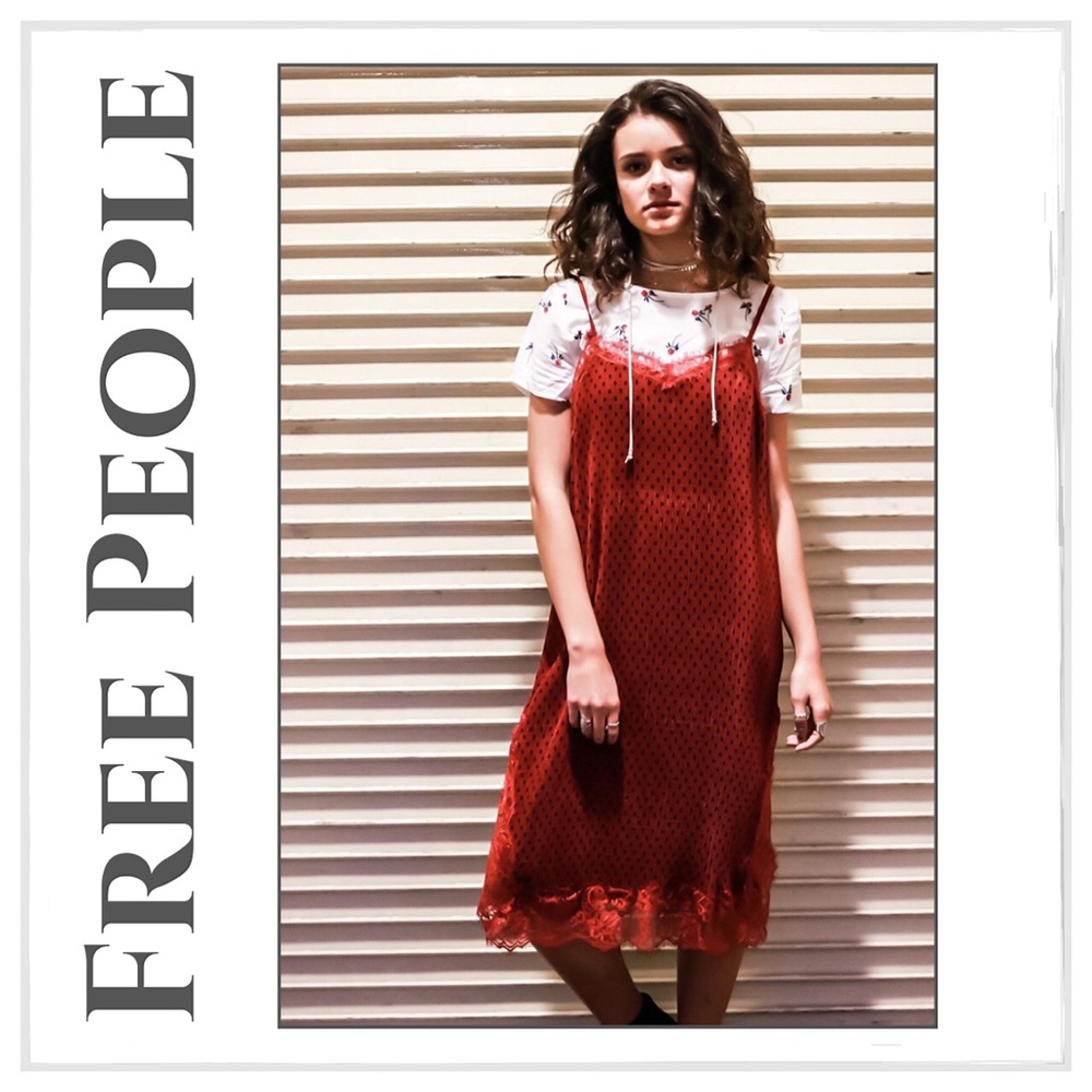 Free People Margot 2fer Slip Dress